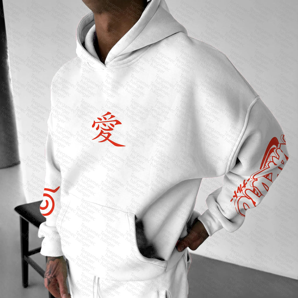 Unisex Naruto Anime Graphic Streetwear Hoodie