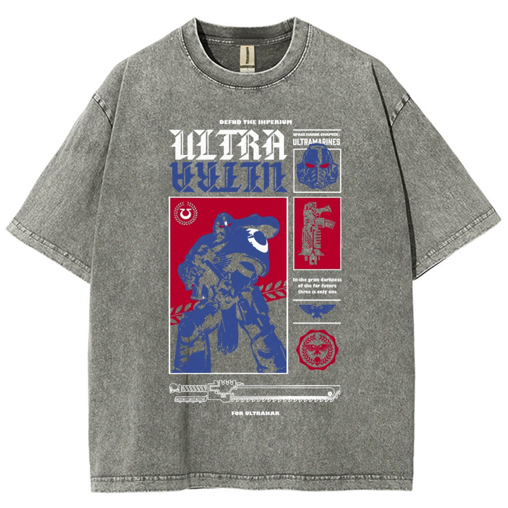 Unisex Fit Washed T-Shirt 丨WH40K