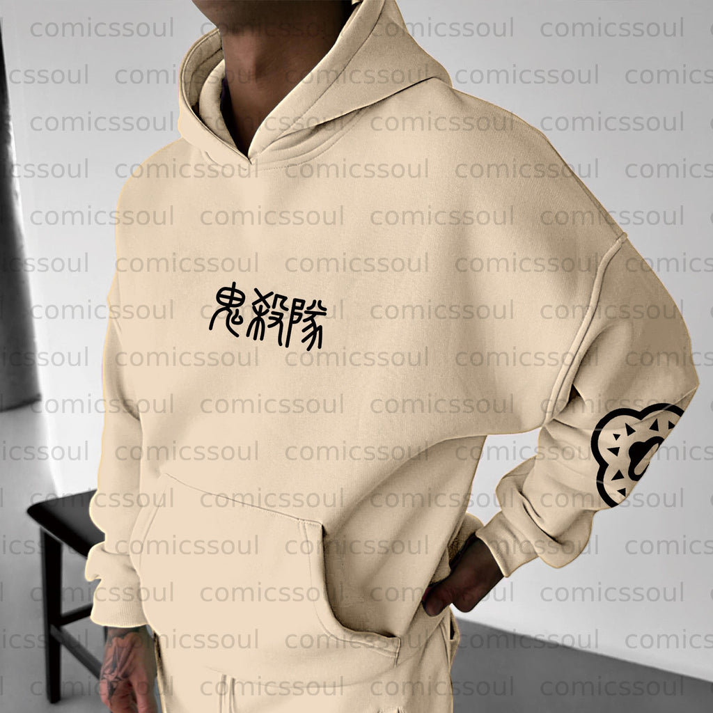 Unisex Anime Graphic Streetwear Vintage Hoodie