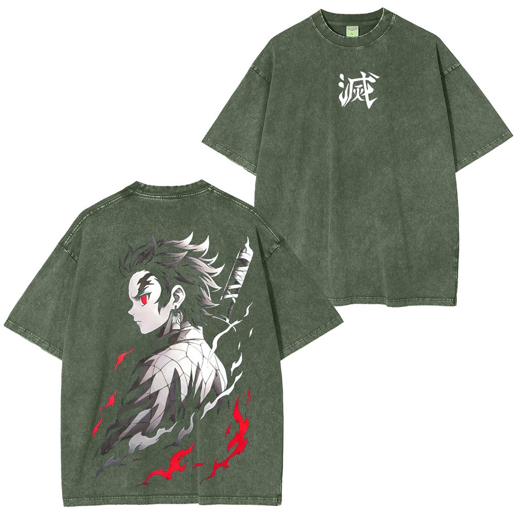 Anime Anime Unisex Washed T-Shirt| KNY