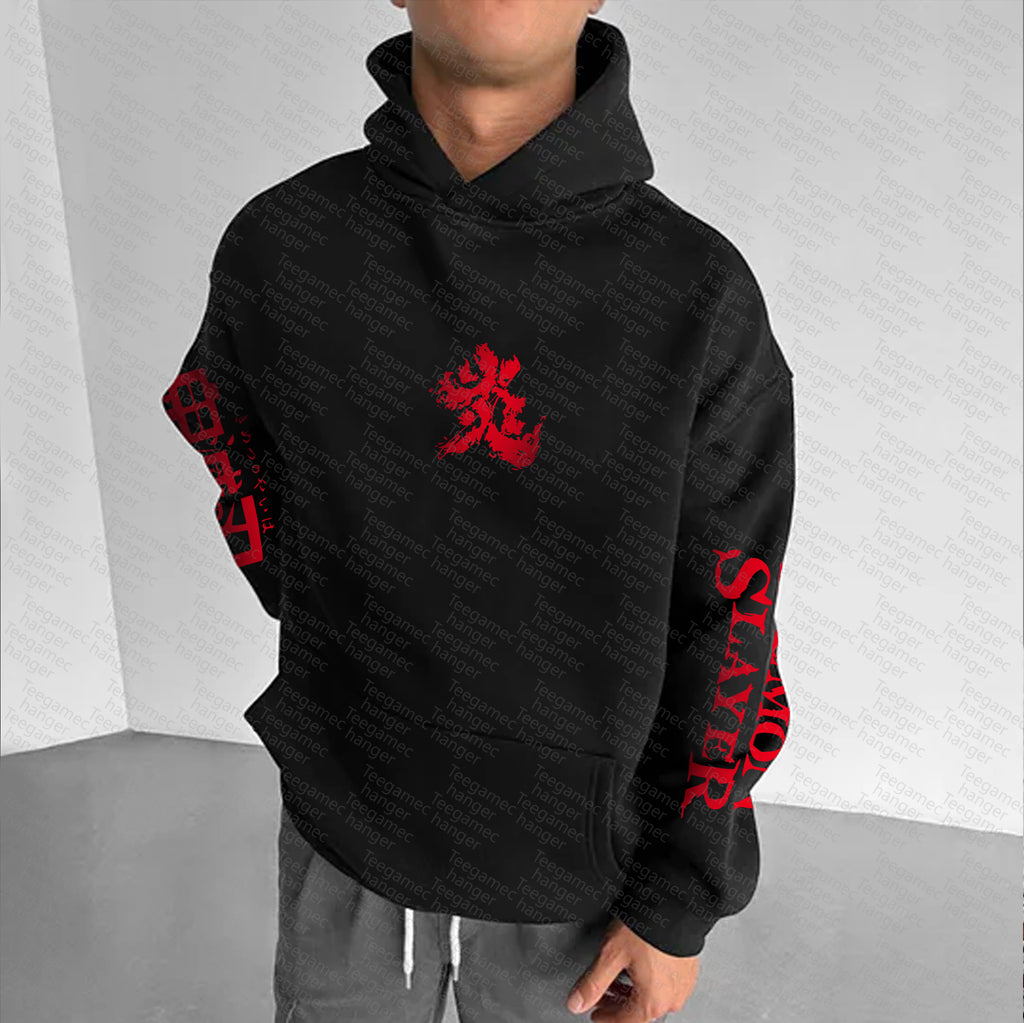 Unisex Anime Graphic Streetwear Vintage Hoodie