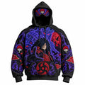 Halloween Anime-Print Hoodie