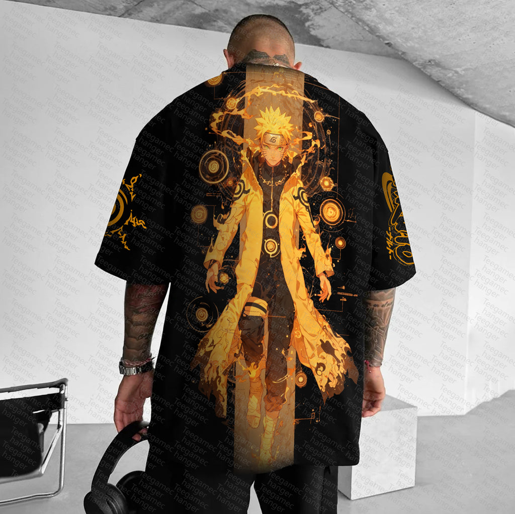 Unisex Naruto Anime Graphic Streetwear T-Shirts