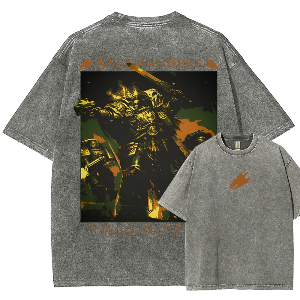 Unisex Fit Washed T-Shirt 丨WH40K