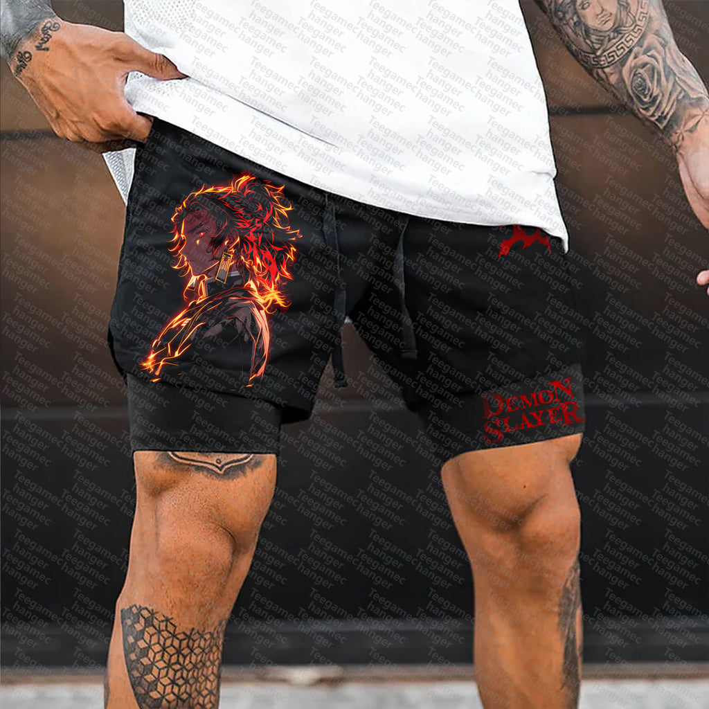 Unisex  “KNY” Casual Anime Streetwear Shorts