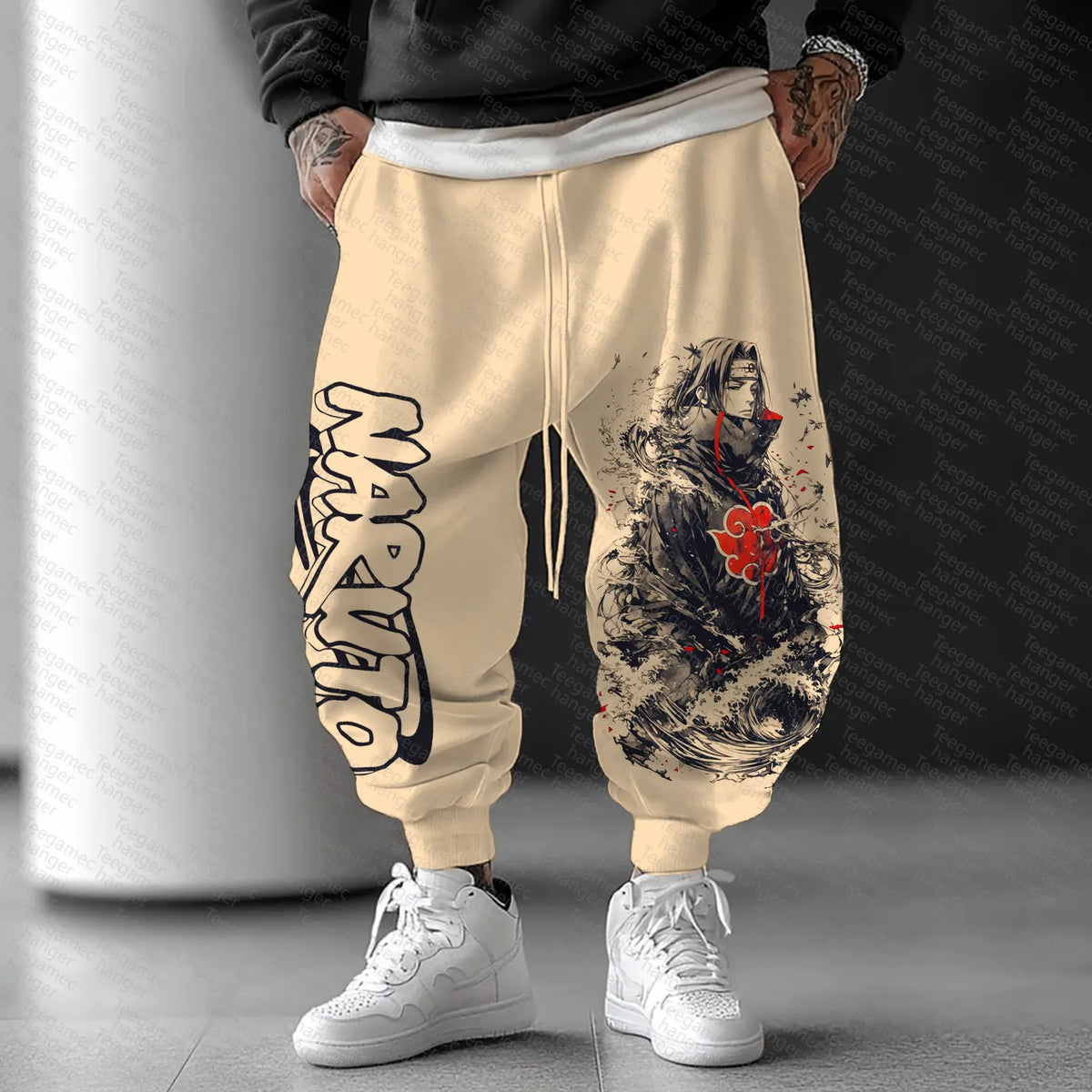 Unisex Naruto Anime Graphic Streetwear Pants