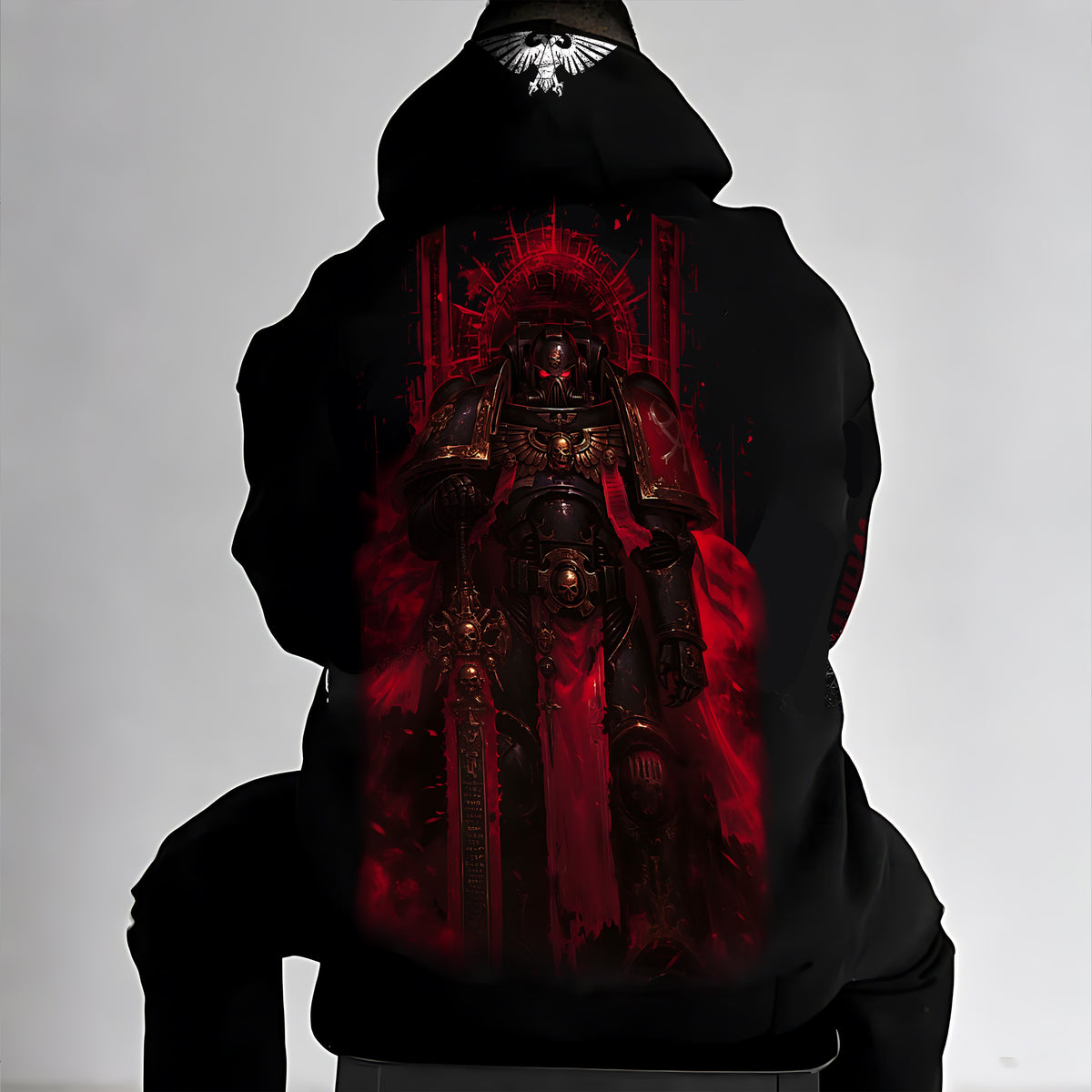 Unisex Game Graphic Streetwear Vintage Hoodie丨WH40K