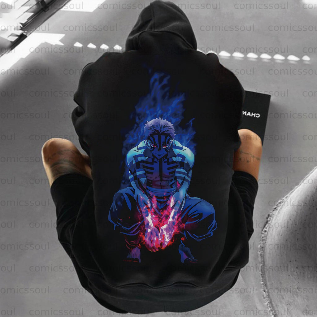 Unisex Anime Graphic Streetwear Vintage Hoodie