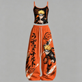 Naruto Top&Elasticated Trousers Two-Piece Set | Anime Graphic