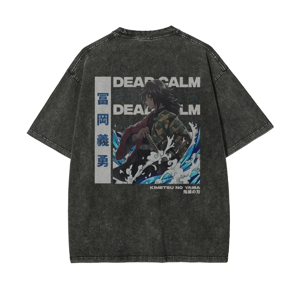 OG Giyu Tomioka Vintage Oversized T-Shirt | KNY
