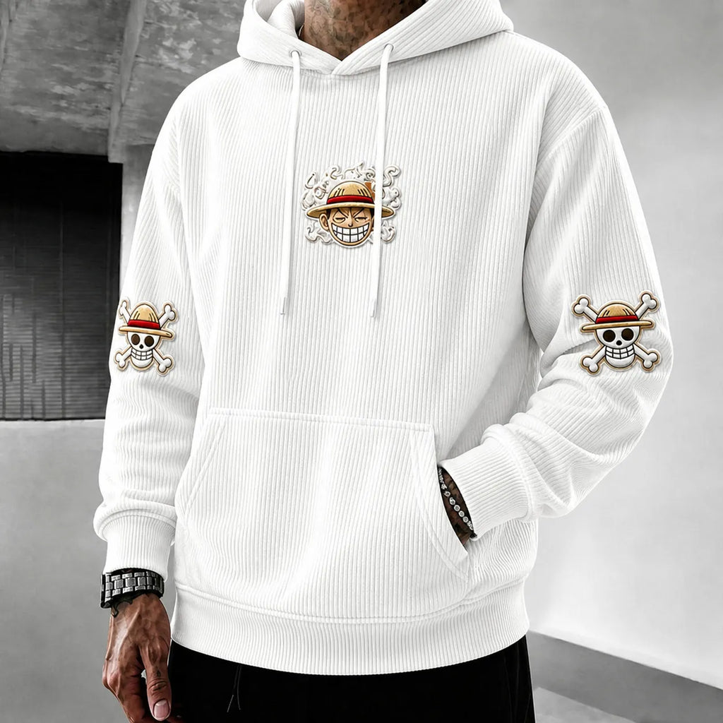 Unisex Anime-print Hoodie