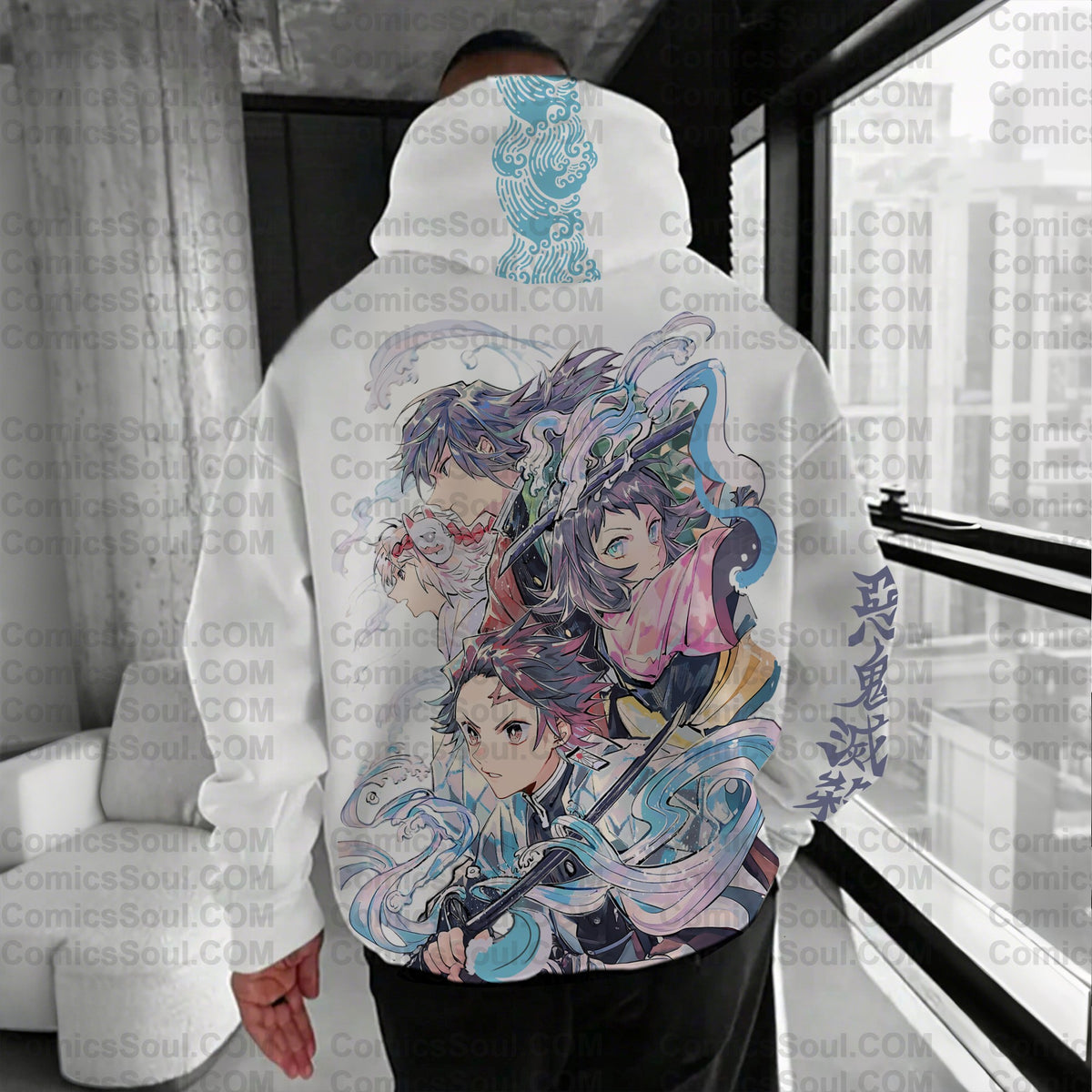 Unisex Anime Graphic Streetwear Vintage Hoodie| KNY