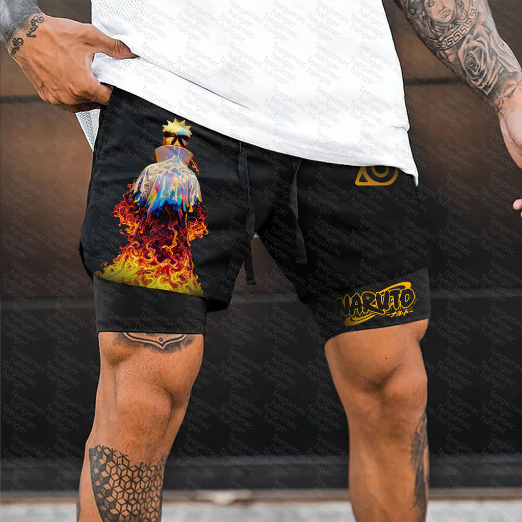 Unisex Naruto Anime Graphic Streetwear Shorts
