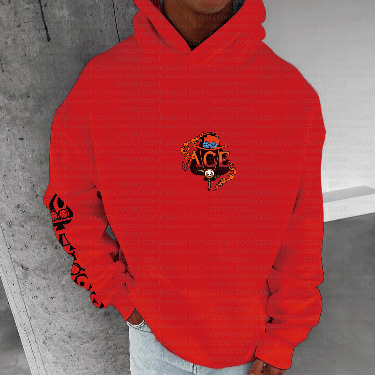 Unisex Anime Graphic Streetwear Vintage Hoodie丨Comicssoul