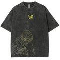 Vintage 3D Direct Inkjet Printed Washed Unisex T-Shirt| KNY