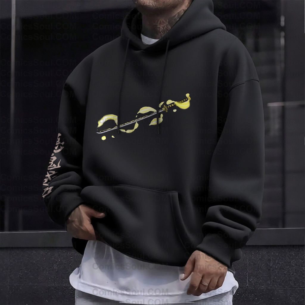 Unisex Anime Graphic Streetwear Vintage Hoodie| KNY