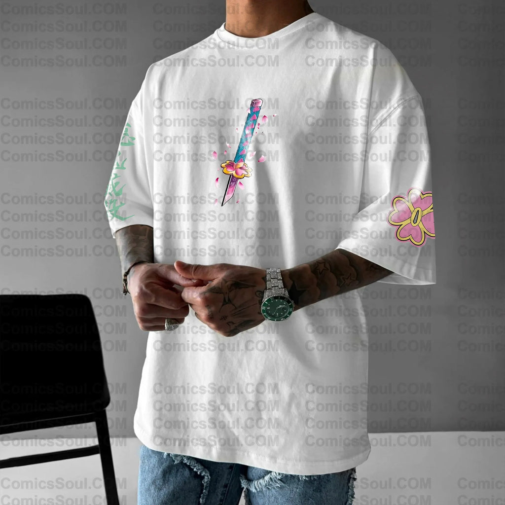Unisex Anime Inspired Vintage T-Shirt| KNY