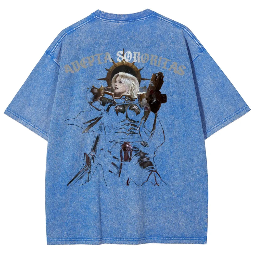 Unisex Fit Washed T-Shirt 丨WH40K