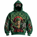 Halloween Anime-Print Hoodie
