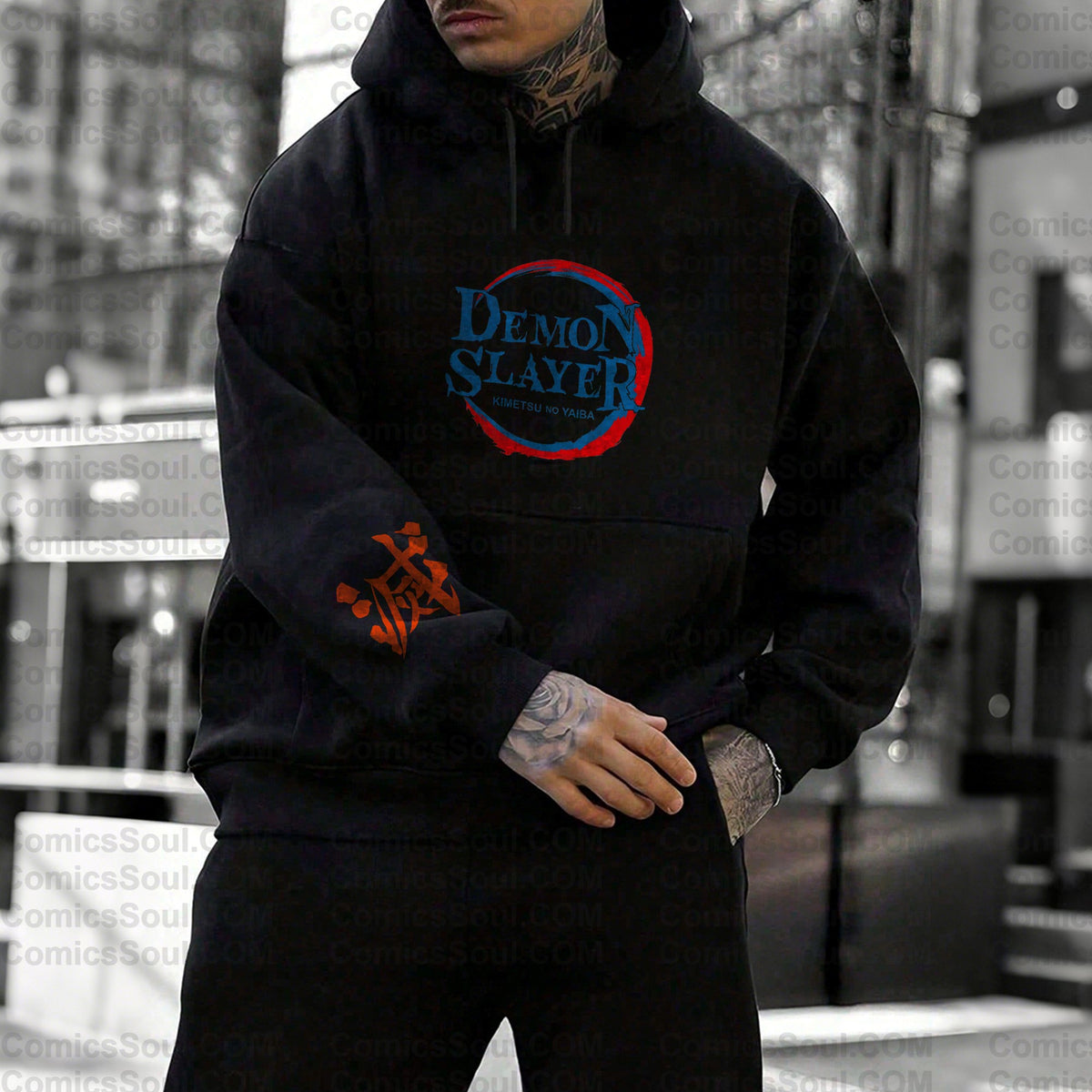 Unisex “ Comicssoul   ” Graphic Streetwear Vintage Hoodie