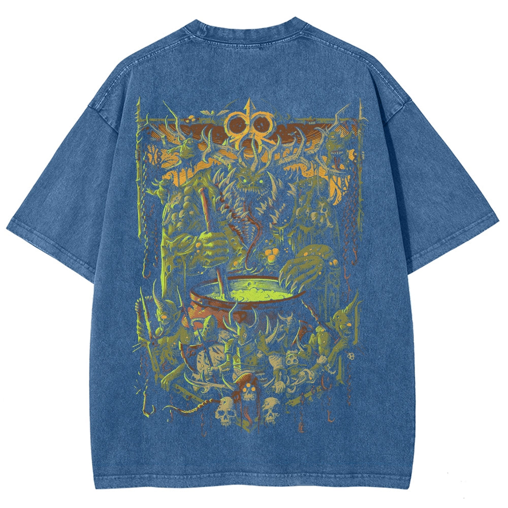 Unisex Fit Washed T-Shirt 2508016342丨WH40K