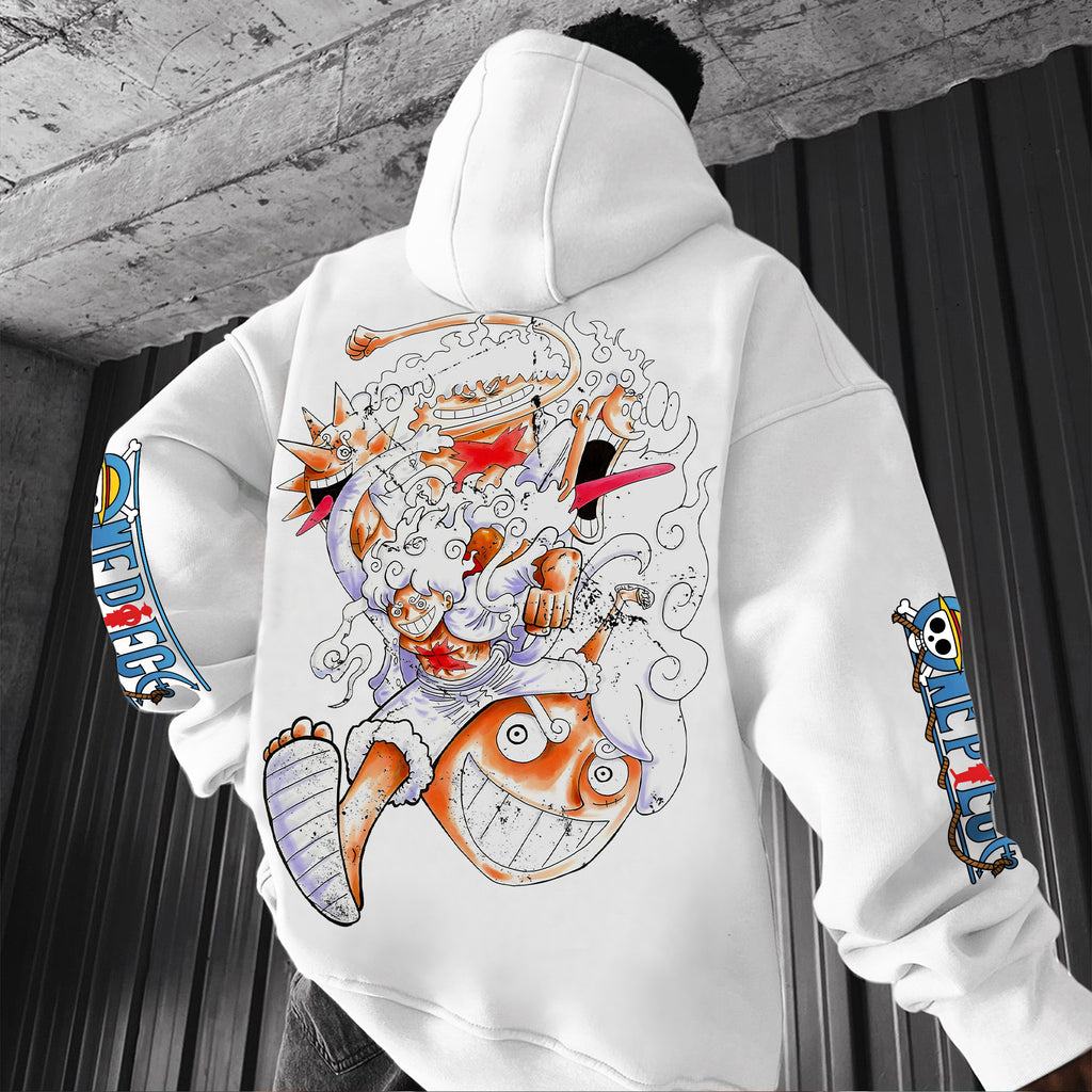 Unisex Vintage Hoodie丨Luffy Gear 5