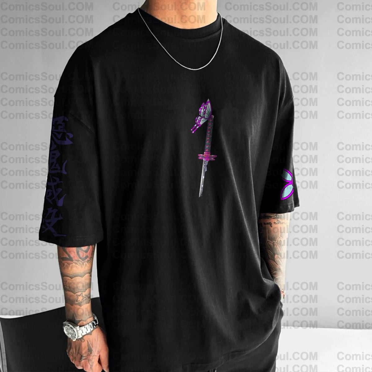 Unisex Anime Inspired Vintage T-Shirt| KNY