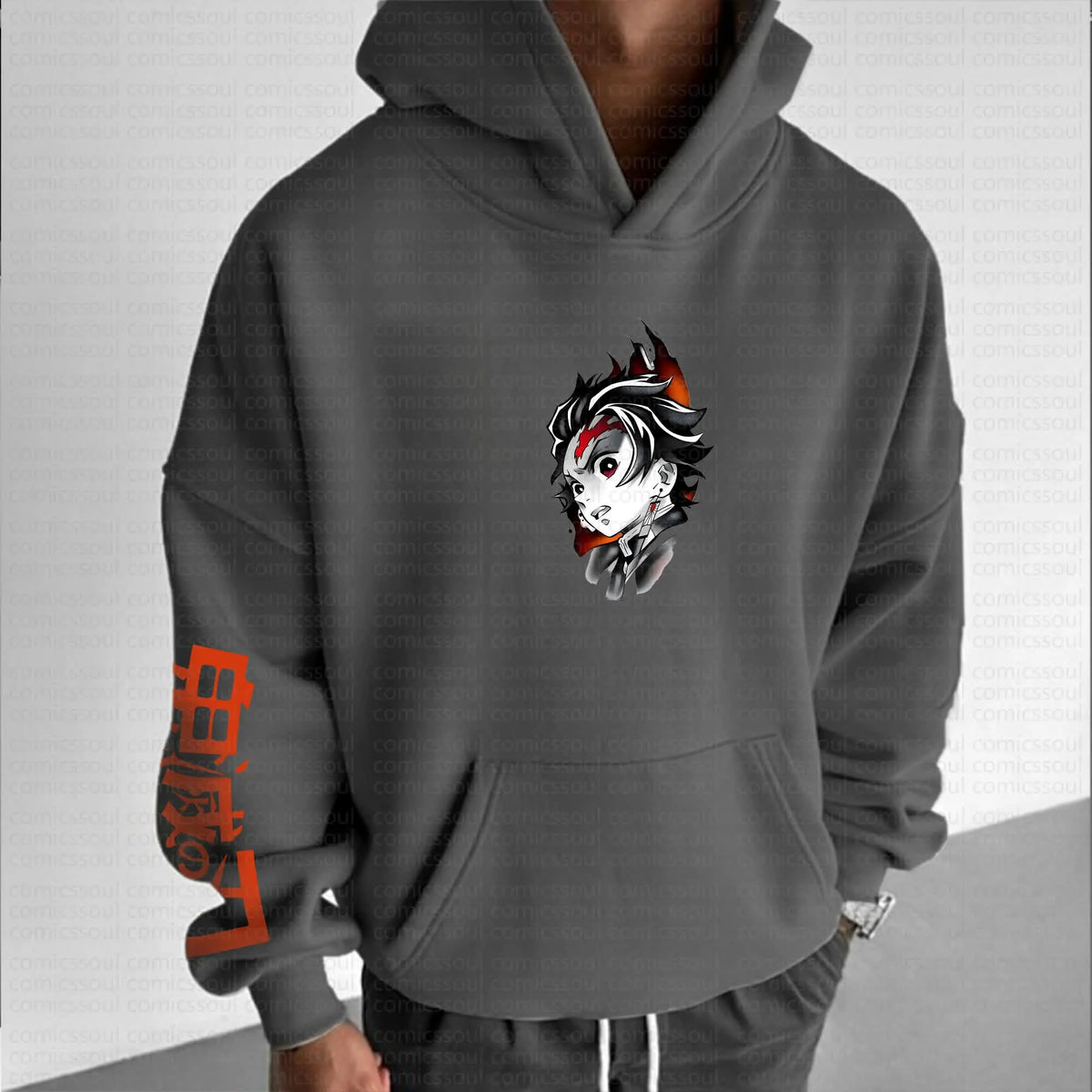 Unisex Anime Graphic Streetwear Vintage Hoodie丨Comicssoul