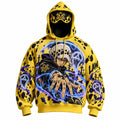 Halloween Anime-Print Hoodie