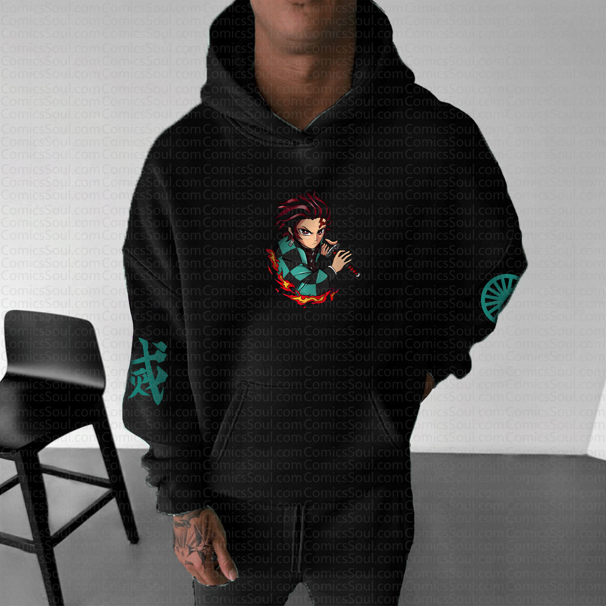 Unisex “ Comicssoul ” Graphic Streetwear Vintage Hoodie