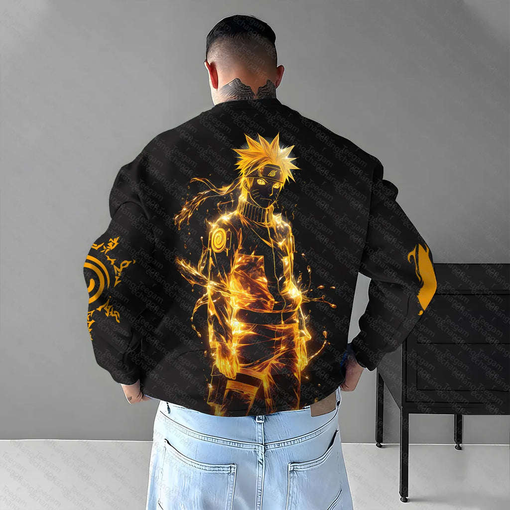 Unisex Naruto Anime Graphic Streetwear Sweatshirt