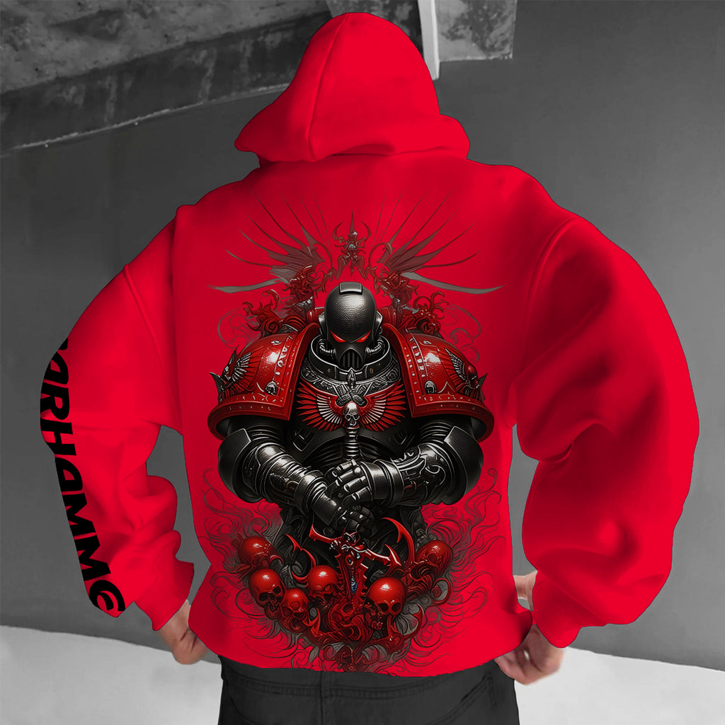 “Space Marines” Graphic Streetwear Vintage Hoodie丨WH40K