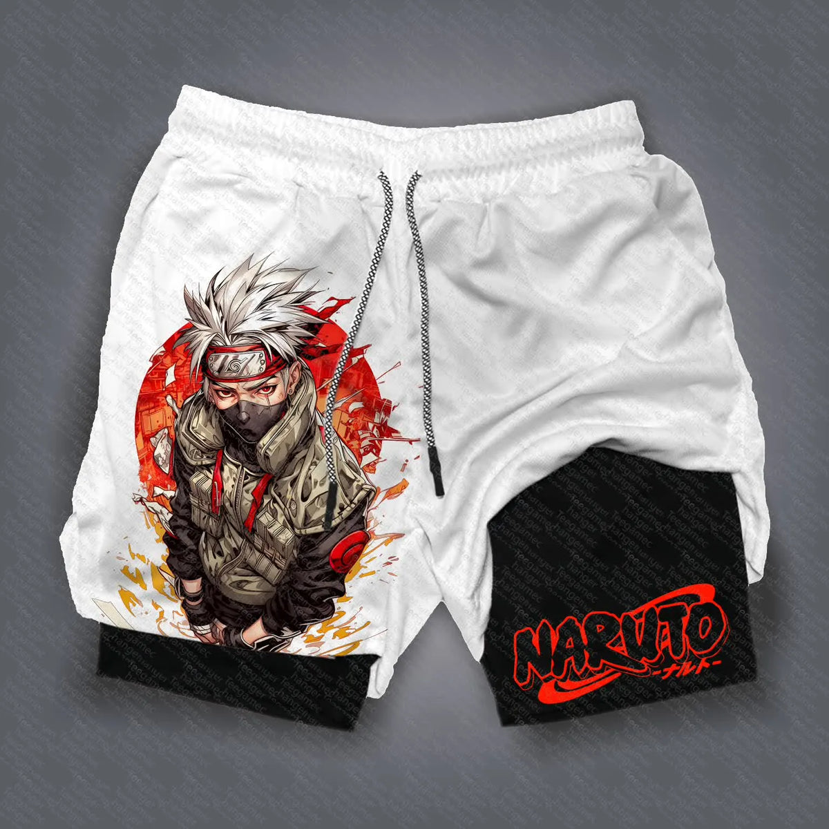 Unisex Naruto Anime Graphic Streetwear Shorts