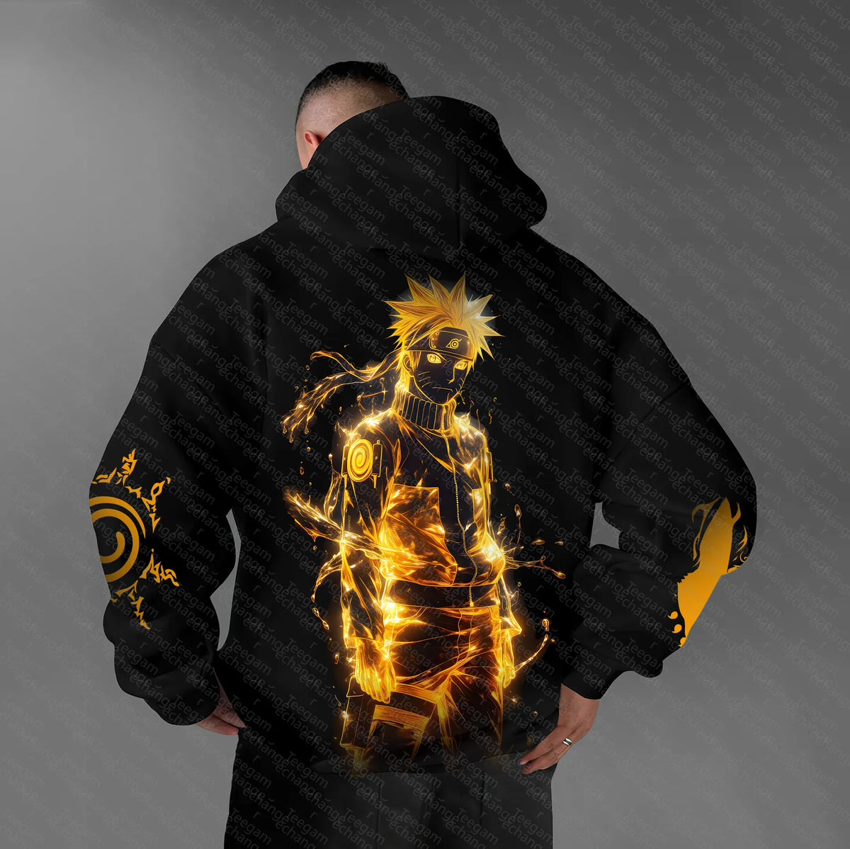 Unisex Naruto Anime Graphic Streetwear Hoodie