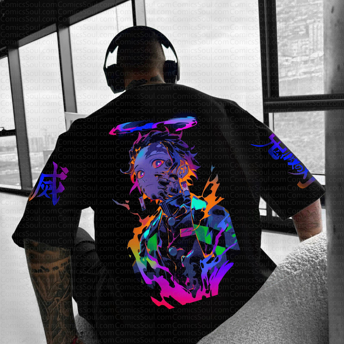 Unisex "Comicssoul" Anime Inspired Vintage T-Shirt