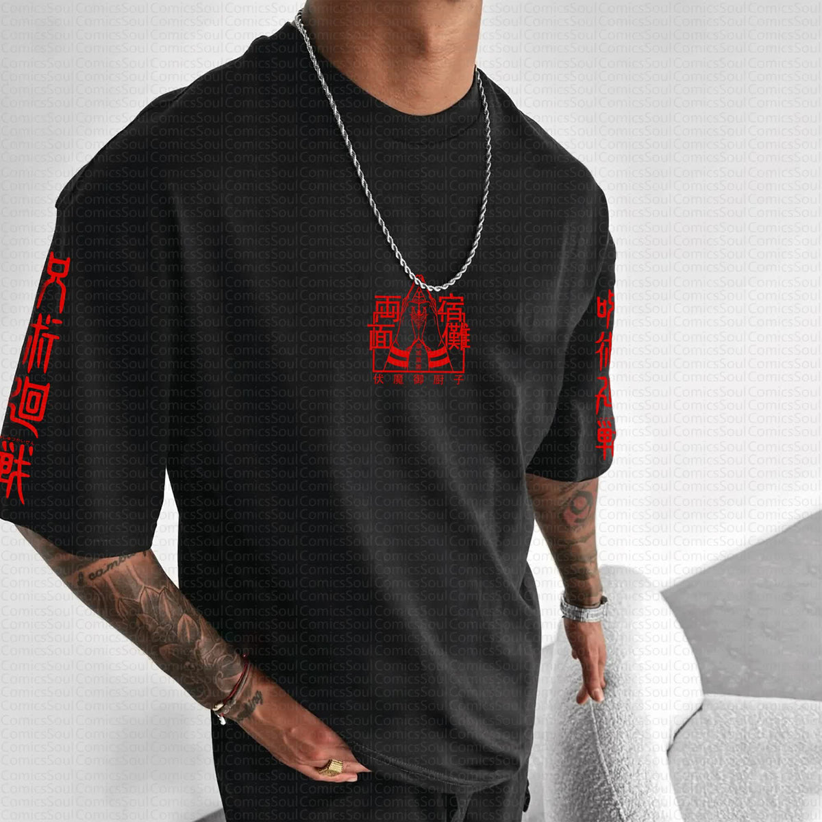 Unisex Anime Inspired Vintage T-Shirt丨Comicssoul