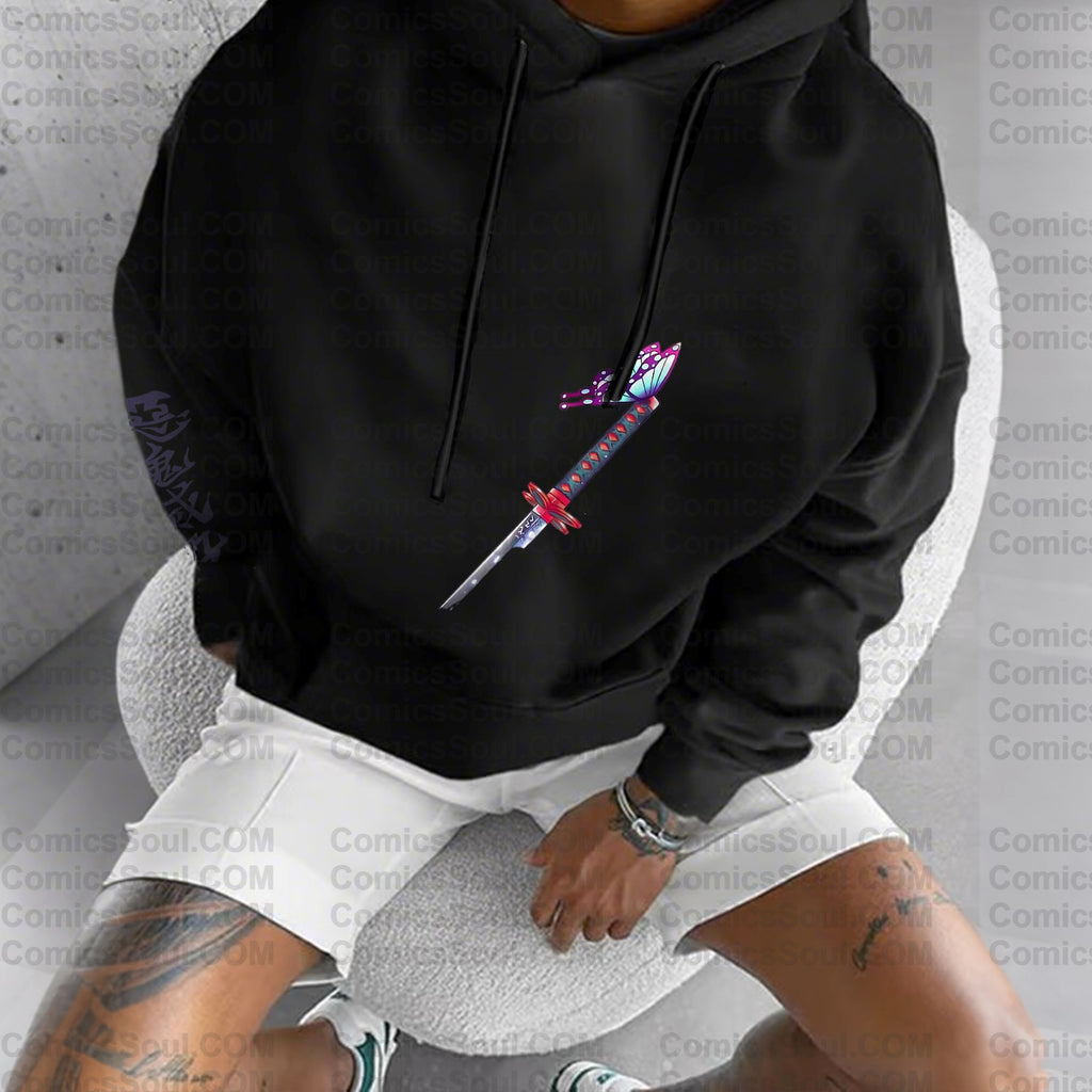 Unisex Anime Graphic Streetwear Vintage Hoodie| KNY