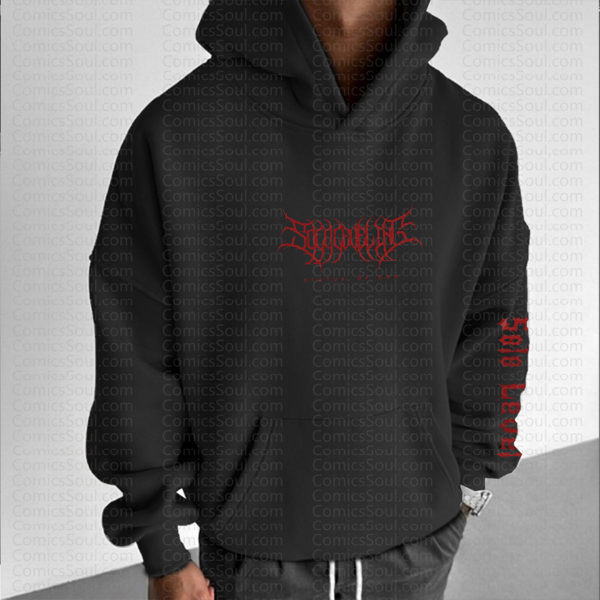 Unisex “Comicssoul” Anime Graphic Streetwear Vintage Hoodie