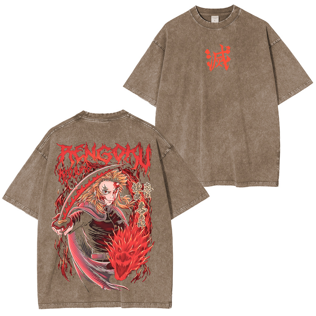 KNY Anime Unisex Washed T-Shirt