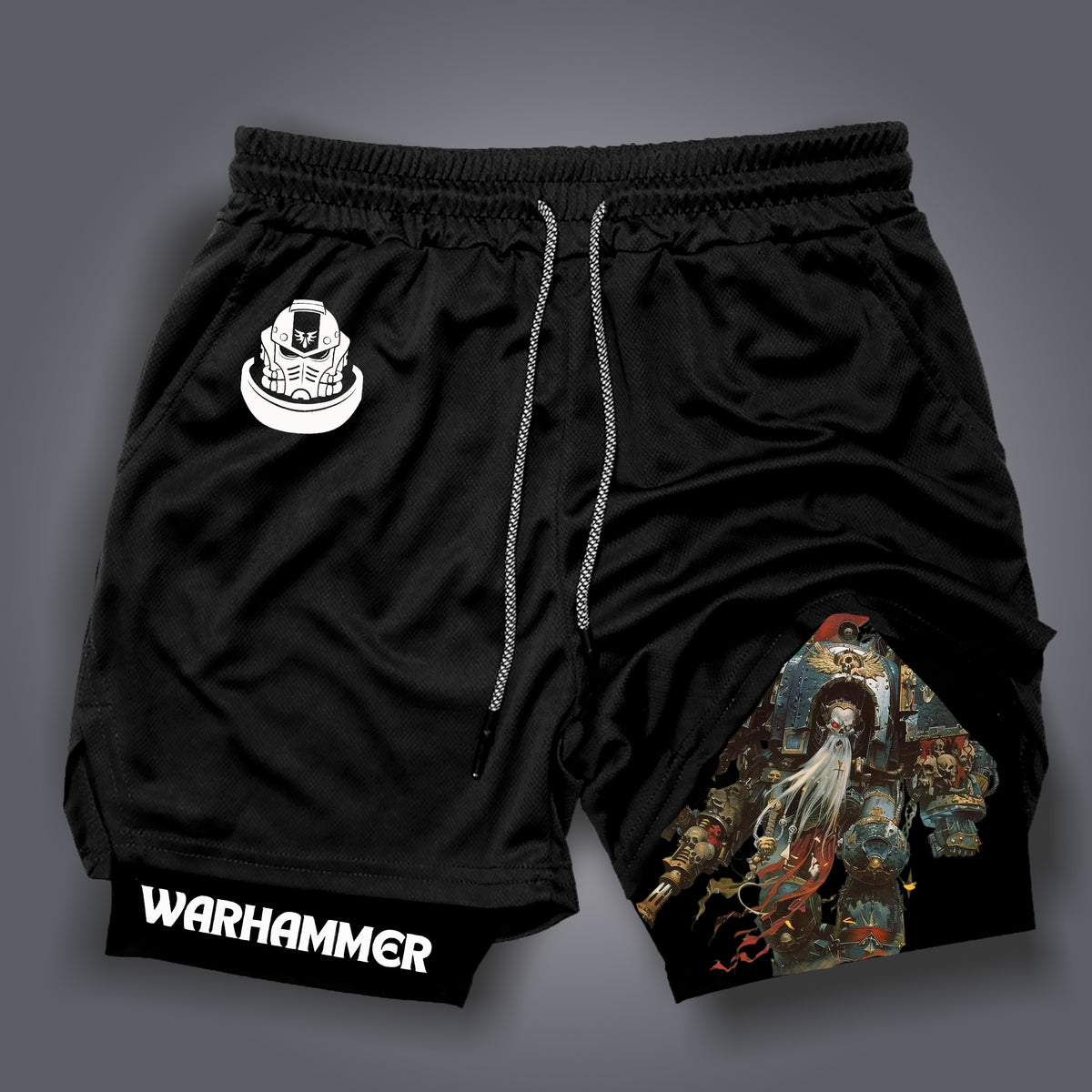 WH40K Art Casual Streetwear Shorts