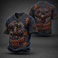 Pirate Crew Print V-Neck T-Shirt