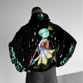 Unisex Anime Inspired Vintage Plush Hoodie