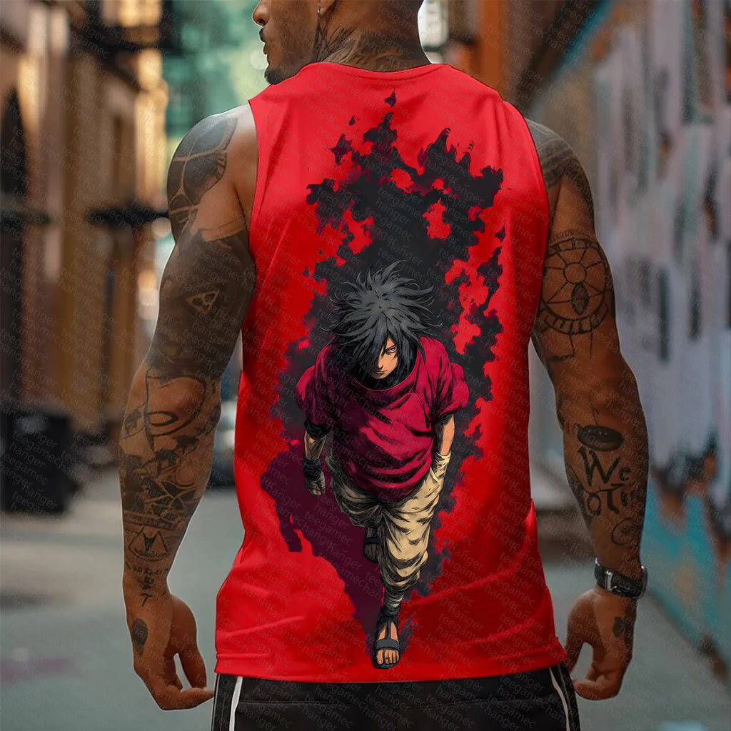 Unisex Naruto Anime Graphic Streetwear Tank Top