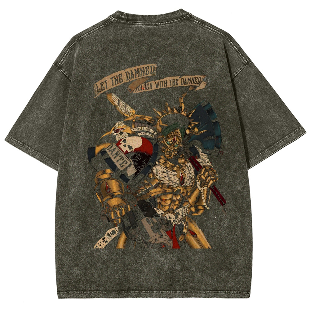 Unisex Fit Washed T-Shirt 丨WH40K