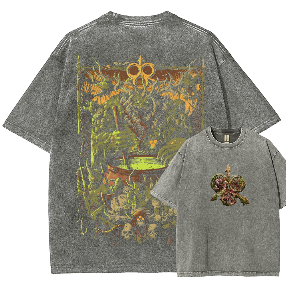 Unisex Fit Washed T-Shirt 2508016342丨WH40K