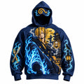 Halloween Anime-Print Hoodie