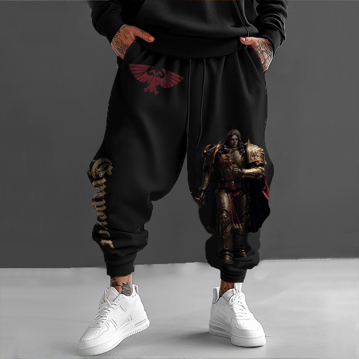 Emperor Of Mankind of WH40K  Art  Casual Streetwear Pants