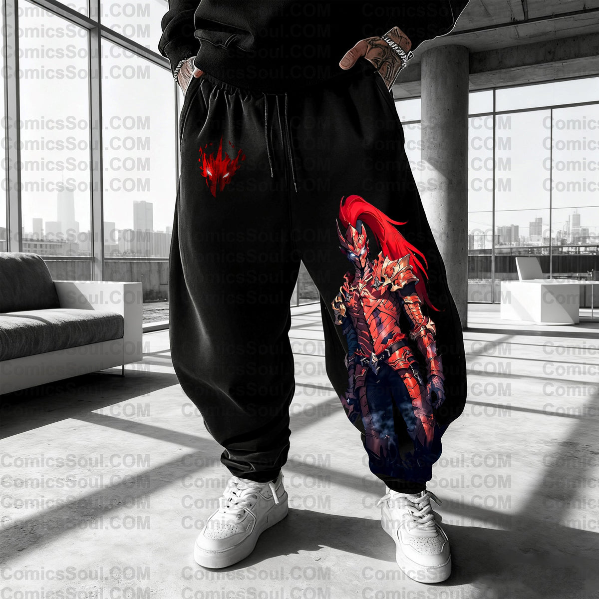 Unisex Anime Inspired Vintage Plush Pants
