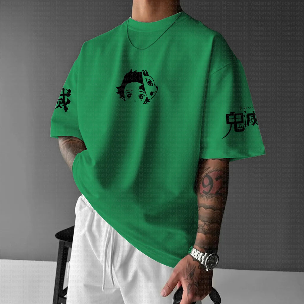Unisex Anime Inspired Vintage T-Shirt丨Comicssoul