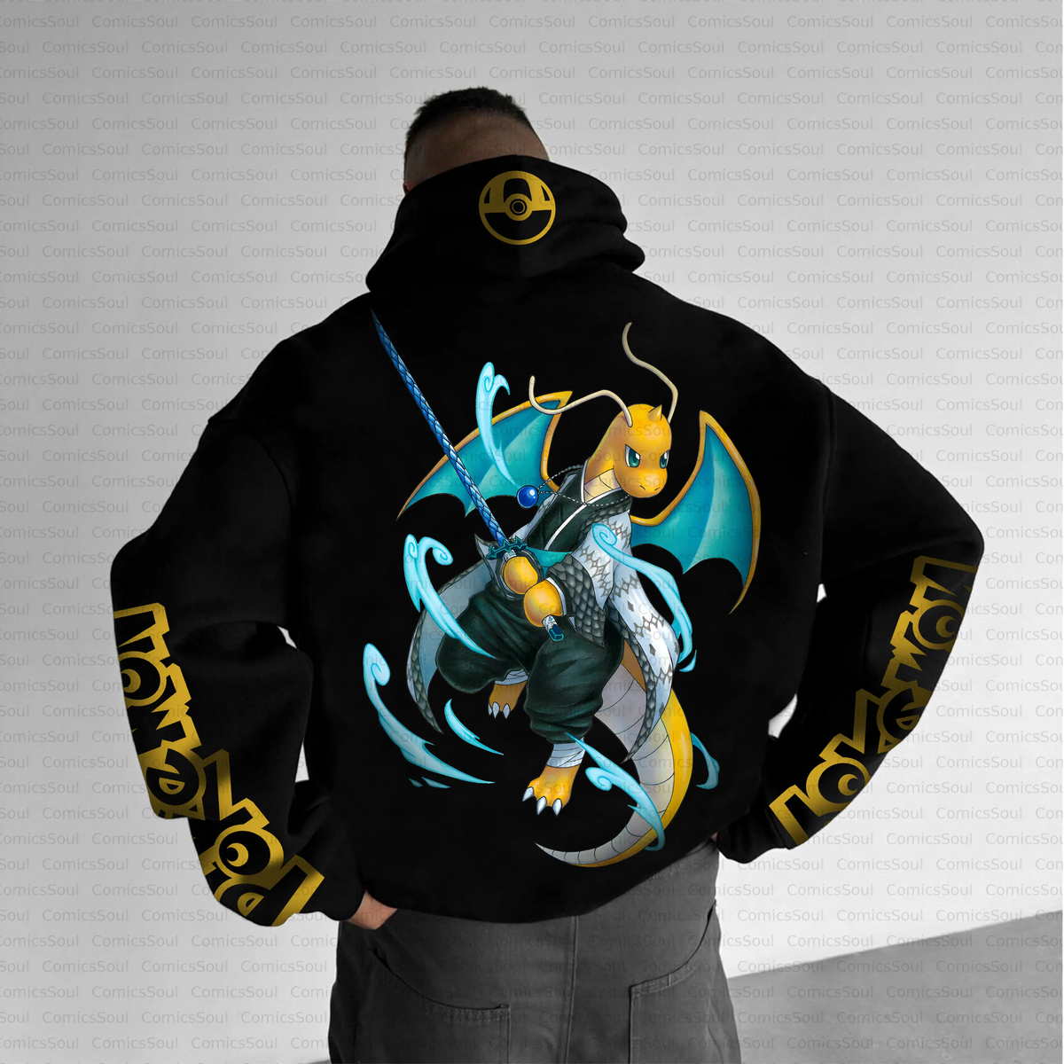 Unisex Anime Inspired Vintage Plush Hoodie
